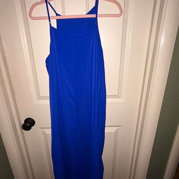 Long blue calvin klein dress - Picture 3 of 4